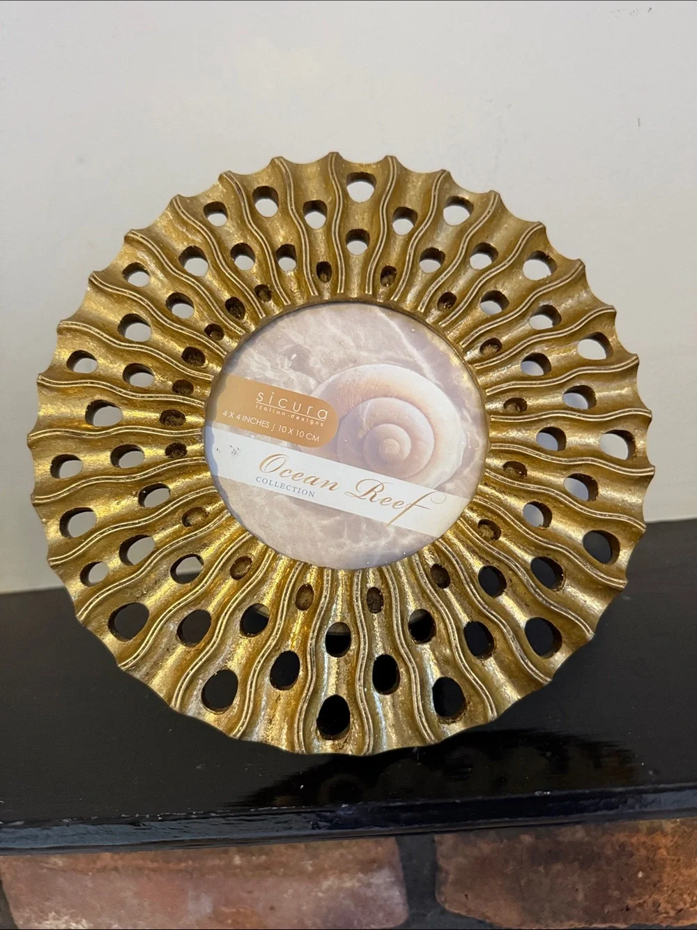 Ocean Reef Gold Decorative Frame